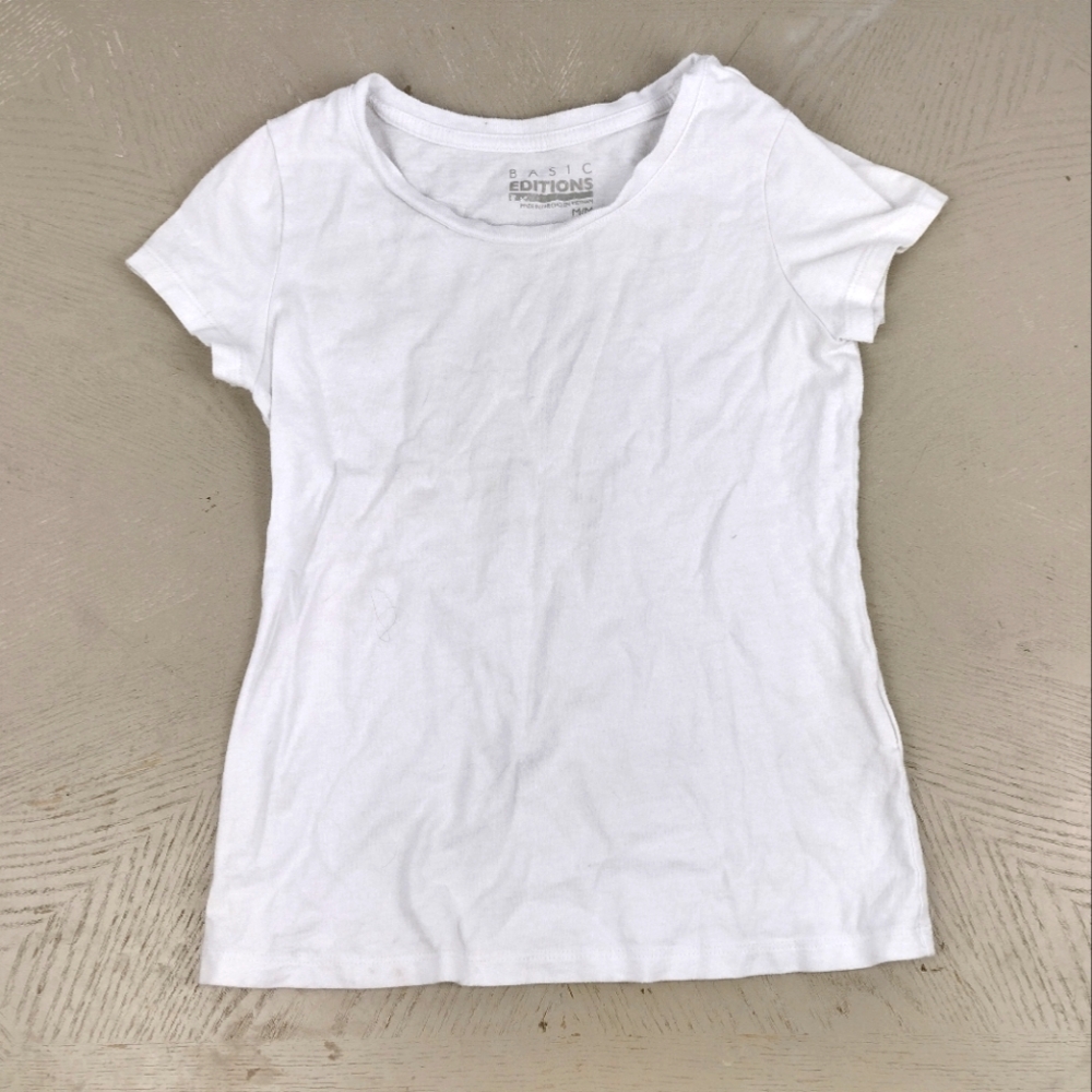 White Basic Editions T-Shirt